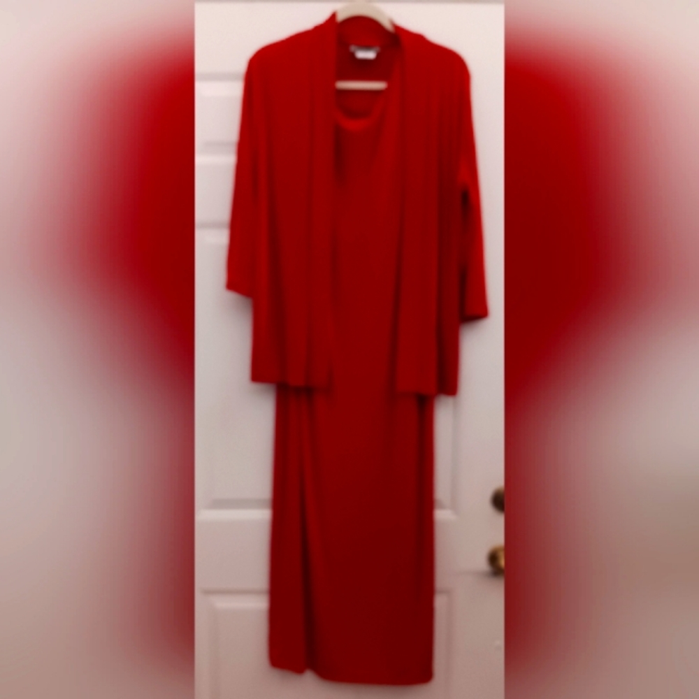 Slinky Brand 2 Piece Tank dress with Jacket For Valentines Day!